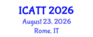 International Conference on Addiction Treatment and Therapy (ICATT) August 23, 2026 - Rome, Italy