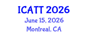 International Conference on Addiction Treatment and Therapy (ICATT) June 15, 2026 - Montreal, Canada