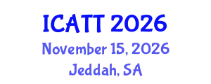 International Conference on Addiction Treatment and Therapy (ICATT) November 15, 2026 - Jeddah, Saudi Arabia