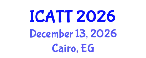 International Conference on Addiction Treatment and Therapy (ICATT) December 13, 2026 - Cairo, Egypt