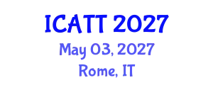 International Conference on Addiction Treatment and Therapy (ICATT) May 03, 2027 - Rome, Italy
