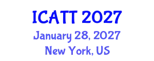 International Conference on Addiction Treatment and Therapy (ICATT) January 28, 2027 - New York, United States