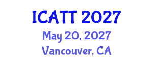 International Conference on Addiction Treatment and Therapy (ICATT) May 20, 2027 - Vancouver, Canada