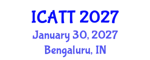 International Conference on Addiction Treatment and Therapy (ICATT) January 30, 2027 - Bengaluru, India