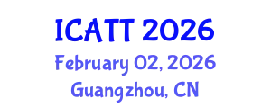 International Conference on Addiction Treatment and Therapy (ICATT) February 02, 2026 - Guangzhou, China