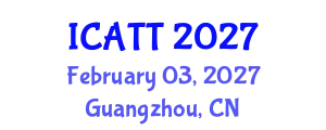 International Conference on Addiction Treatment and Therapy (ICATT) February 03, 2027 - Guangzhou, China