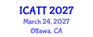 International Conference on Addiction Treatment and Therapy (ICATT) March 24, 2027 - Ottawa, Canada