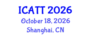 International Conference on Addiction Treatment and Therapy (ICATT) October 18, 2026 - Shanghai, China