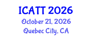 International Conference on Addiction Treatment and Therapy (ICATT) October 21, 2026 - Quebec City, Canada