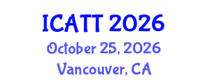 International Conference on Addiction Treatment and Therapy (ICATT) October 25, 2026 - Vancouver, Canada
