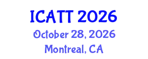 International Conference on Addiction Treatment and Therapy (ICATT) October 28, 2026 - Montreal, Canada