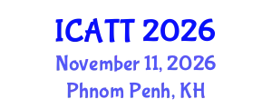 International Conference on Addiction Treatment and Therapy (ICATT) November 11, 2026 - Phnom Penh, Cambodia