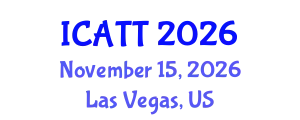 International Conference on Addiction Treatment and Therapy (ICATT) November 15, 2026 - Las Vegas, United States