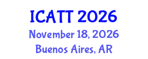 International Conference on Addiction Treatment and Therapy (ICATT) November 18, 2026 - Buenos Aires, Argentina