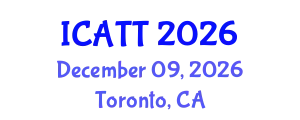 International Conference on Addiction Treatment and Therapy (ICATT) December 09, 2026 - Toronto, Canada