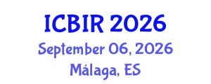 International Conference on Biomedical and Interdisciplinary Research (ICBIR) September 06, 2026 - Málaga, Spain