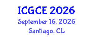 International Conference on Geological and Civil Engineering (ICGCE) September 16, 2026 - Santiago, Chile