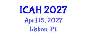International Conference on Arts and Humanities (ICAH) April 15, 2027 - Lisbon, Portugal