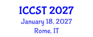 International Conference on Cancer Science and Therapy (ICCST) January 18, 2027 - Rome, Italy