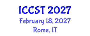 International Conference on Cancer Science and Therapy (ICCST) February 18, 2027 - Rome, Italy