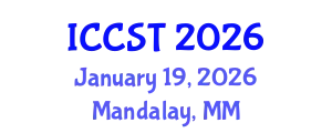 International Conference on Cancer Science and Therapy (ICCST) January 19, 2026 - Mandalay, Myanmar
