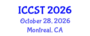 International Conference on Cancer Science and Therapy (ICCST) October 28, 2026 - Montreal, Canada