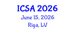 International Conference on Surgery and Anesthesia (ICSA) June 15, 2026 - Riga, Latvia