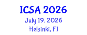 International Conference on Surgery and Anesthesia (ICSA) July 19, 2026 - Helsinki, Finland