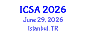 International Conference on Surgery and Anesthesia (ICSA) June 29, 2026 - Istanbul, Turkey