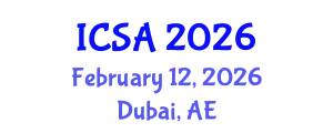 International Conference on Surgery and Anesthesia (ICSA) February 12, 2026 - Dubai, United Arab Emirates