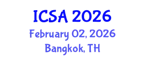 International Conference on Surgery and Anesthesia (ICSA) February 02, 2026 - Bangkok, Thailand