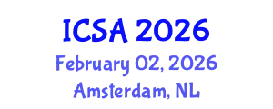 International Conference on Surgery and Anesthesia (ICSA) February 02, 2026 - Amsterdam, Netherlands