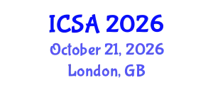 International Conference on Surgery and Anesthesia (ICSA) October 21, 2026 - London, United Kingdom