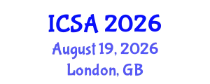 International Conference on Surgery and Anesthesia (ICSA) August 19, 2026 - London, United Kingdom