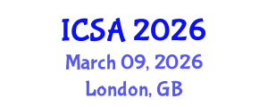 International Conference on Surgery and Anesthesia (ICSA) March 09, 2026 - London, United Kingdom
