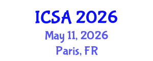 International Conference on Surgery and Anesthesia (ICSA) May 11, 2026 - Paris, France