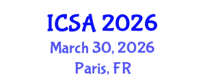 International Conference on Surgery and Anesthesia (ICSA) March 30, 2026 - Paris, France