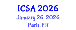 International Conference on Surgery and Anesthesia (ICSA) January 26, 2026 - Paris, France