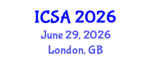 International Conference on Surgery and Anesthesia (ICSA) June 29, 2026 - London, United Kingdom