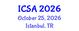 International Conference on Surgery and Anesthesia (ICSA) October 25, 2026 - Istanbul, Turkey