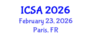 International Conference on Surgery and Anesthesia (ICSA) February 23, 2026 - Paris, France