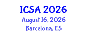 International Conference on Surgery and Anesthesia (ICSA) August 16, 2026 - Barcelona, Spain