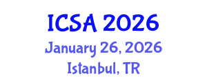 International Conference on Surgery and Anesthesia (ICSA) January 26, 2026 - Istanbul, Turkey