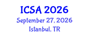 International Conference on Surgery and Anesthesia (ICSA) September 27, 2026 - Istanbul, Turkey