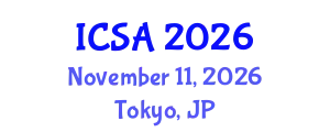 International Conference on Surgery and Anesthesia (ICSA) November 11, 2026 - Tokyo, Japan