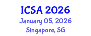 International Conference on Surgery and Anesthesia (ICSA) January 05, 2026 - Singapore, Singapore