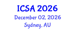 International Conference on Surgery and Anesthesia (ICSA) December 02, 2026 - Sydney, Australia