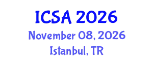 International Conference on Surgery and Anesthesia (ICSA) November 08, 2026 - Istanbul, Turkey