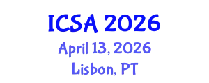 International Conference on Surgery and Anesthesia (ICSA) April 13, 2026 - Lisbon, Portugal