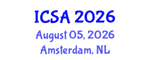 International Conference on Surgery and Anesthesia (ICSA) August 05, 2026 - Amsterdam, Netherlands